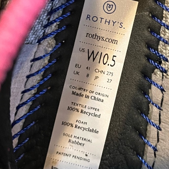 Rothys The Loafer Linen shoes womens 10.5 (run small fit, 8.5-9) beige slip on - Picture 10 of 12